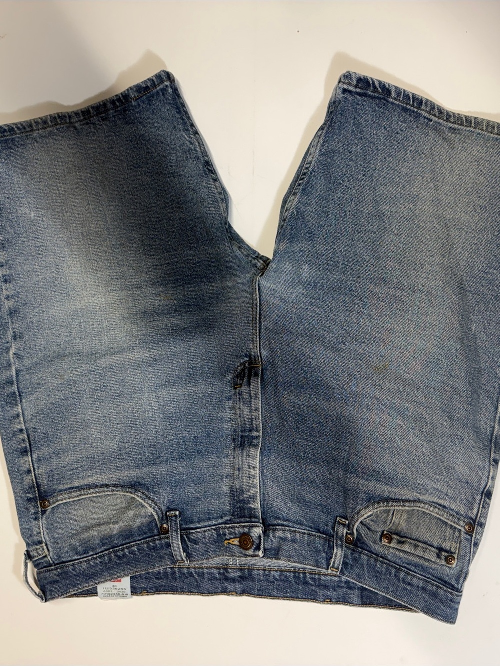 Wrangler Men's Light Blue Relaxed‎ Denim Shorts